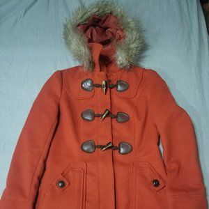 Venus Coat with Faux Fur detatchable hood